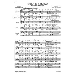 Thiman: Who Is Sylvia? for SATB Chorus