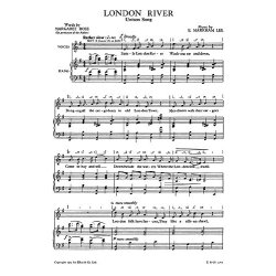Markham Lee, E London River Unison/Piano