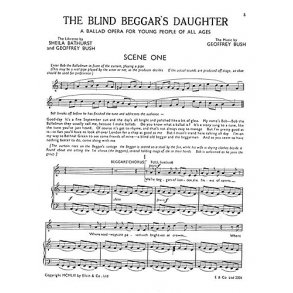 Geoffrey Bush: Blind Beggar's Daughter (Vocal Score)