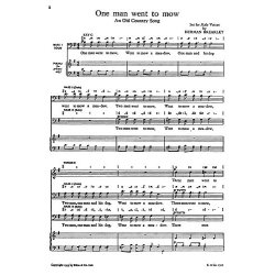 Brearley, H One Man Went To Mow Ttbb/Piano