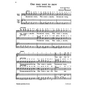 Brearley, H One Man Went To Mow Ttbb/Piano