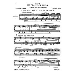 Geoffrey Bush: In Praise Of Mary (SATB)