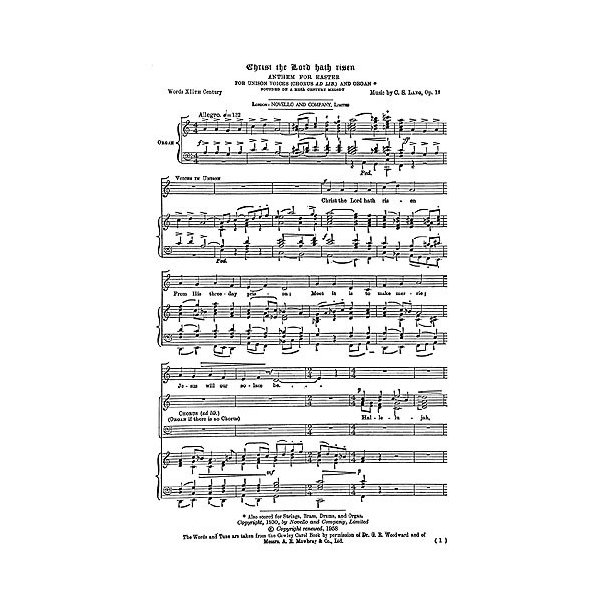C.S. Lang: Christ The Lord Hath Risen