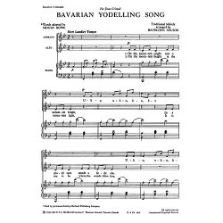 Nelson, H Bavarian Yodelling Song Sa/Piano