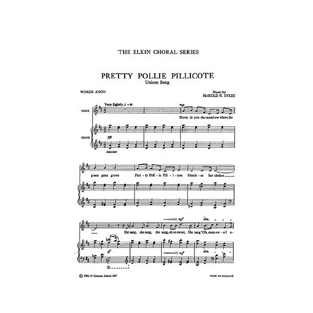 Harold H. Sykes: Pretty Pollie Pillicote