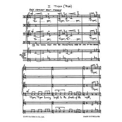 Geoffrey Bush: Menagerie (Vocal Score)