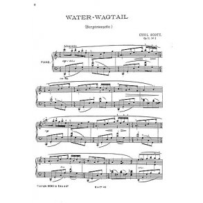 Cyril Scott: Water Wagtail Op.71 No.3