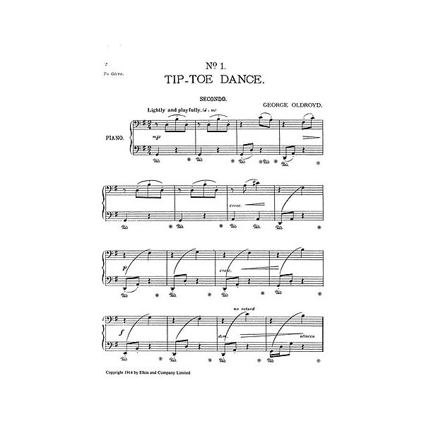 Oldroyd Miniature Suite Of Duets Piano