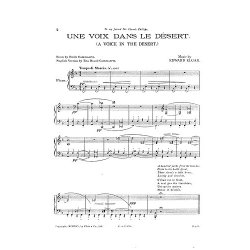 Elgar, E Une Voix Dans Le Desert Narrator And Piano