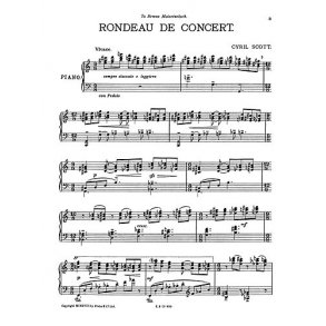 Scott: Rondeau De Concert for Piano