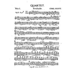 Scott: String Quartet No.1 (Parts)