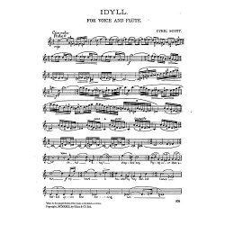 Cyril Scott: Idyll For Voice And Flute