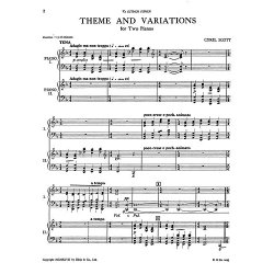 Cyril Scott: Theme And Variations For Two Pianos