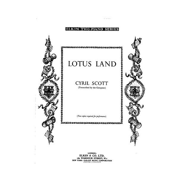 Cyril Scott: Lotus Land Op.47 No.1 For Two Pianos