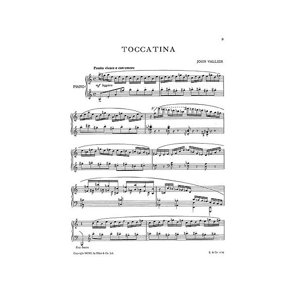 John Vallier: Toccatina