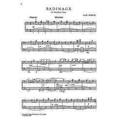 Alec Rowley: Badinage For Piano Duet