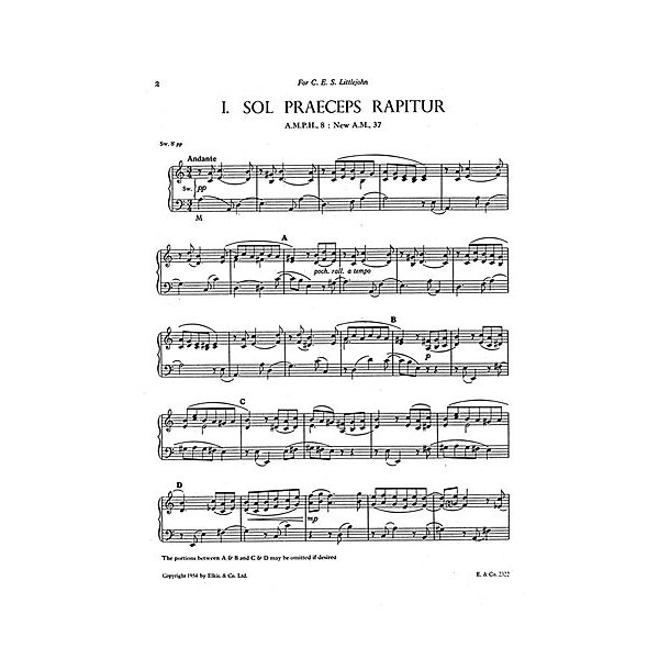 Robert Groves: Six Plainsong Preludes for Organ