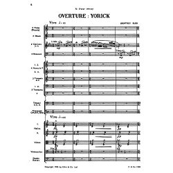 Geoffrey Bush: Overture: Yorick Score