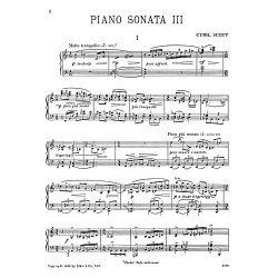 Scott: Sonata No.3 For Piano