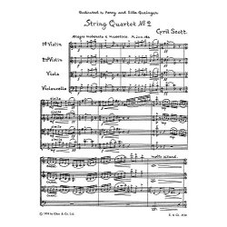 Scott: String Quartet No.2 (Score)