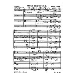 Scott: String Quartet No.3 (Score)