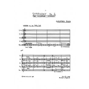 Geoffrey Bush: Symphony No.2 (Score)