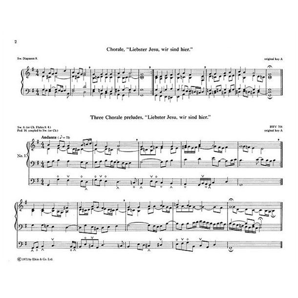 Trevor: Bach Organ Book For Students