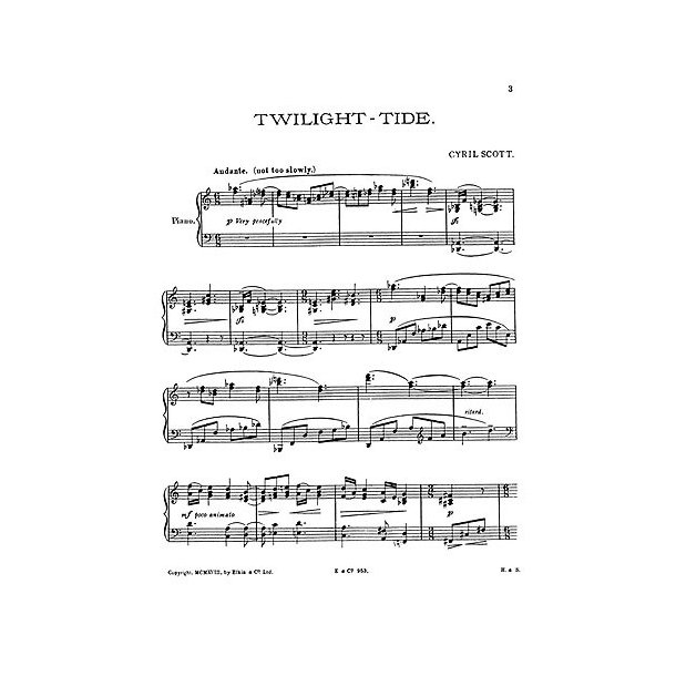 Scott: Twilight-tide for Piano