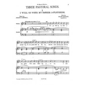 Roger Quilter: Three Pastoral Songs Op.22 (High Voice/Piano)
