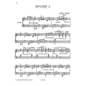 Scott: Cyril Etude Op. 64 No. 1 for Piano