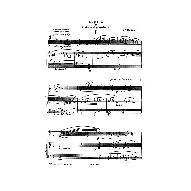 Scott: Sonata For Flute