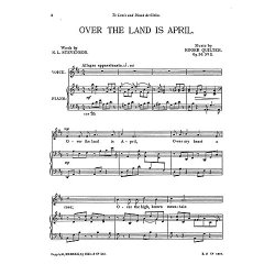 Quilter, R Two Songs In D Voice And Piano