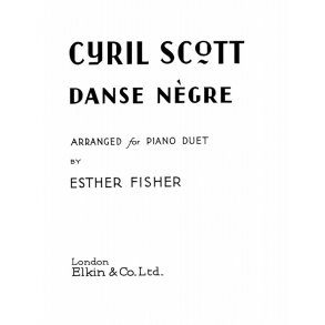 Cyril Scott: Dance Negre Op58 No.5 Piano Duet