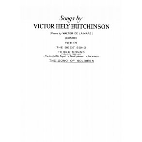 Victor Hely-hutchinson: Song Of Soldiers In B Flat