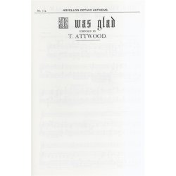 Thomas Attwood: I Was Glad When They Said Unto Me