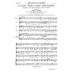 John Mudd: O God, Who Hast Prepared (SATB/Organ)