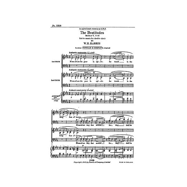 William H. Harris: The Beatitudes