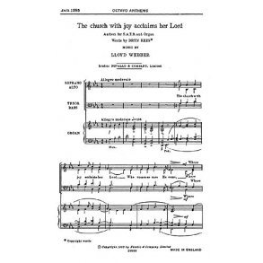 W.S. Lloyd Webber: The Church With Joy Acclaims Her Lord