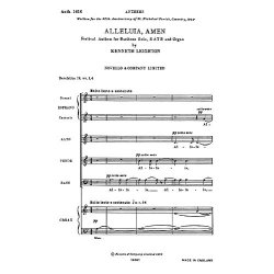 Kenneth Leighton: Alleluia, Amen (Festival Anthem)