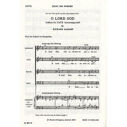 Richard Marlow: O Lord God