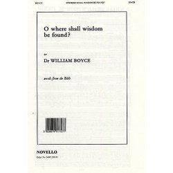 William Boyce: O Where Shall Wisdom Be Found?
