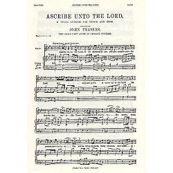 John Travers: Ascribe Unto The Lord
