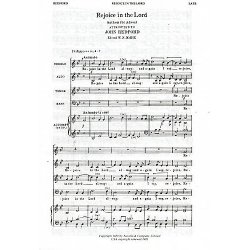 John Redford: Rejoice In The Lord (In B Flat)