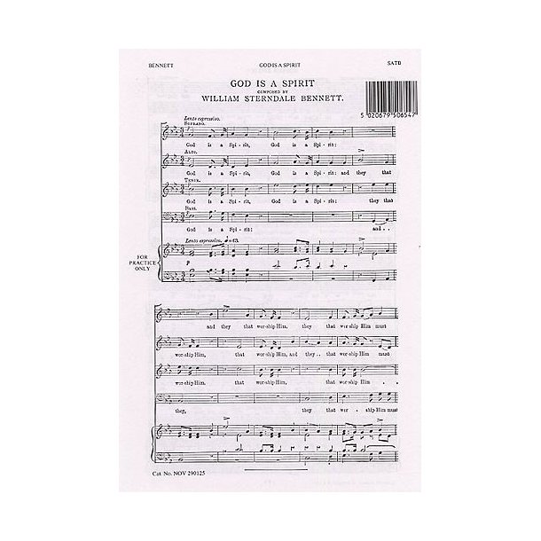William Sterndale Bennett: God Is A Spirit