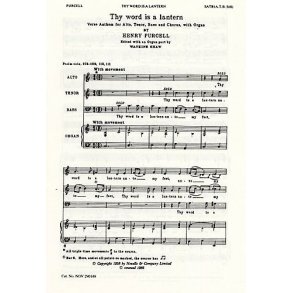 Henry Purcell: Thy Word Is A Lantern