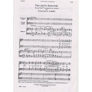 William H. Harris: This Joyful Eastertide