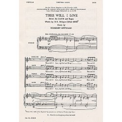 Herbert Howells: Thee Will I Love