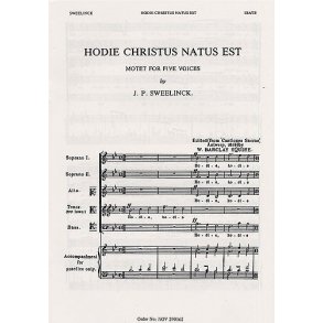 J.P. Sweelinck: Hodie Christus Natus Est (Squire)