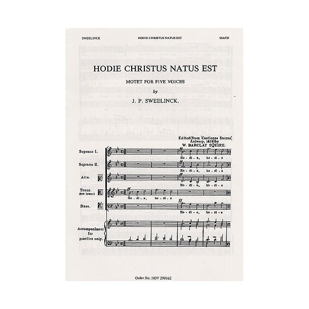 J.P. Sweelinck: Hodie Christus Natus Est (Squire)