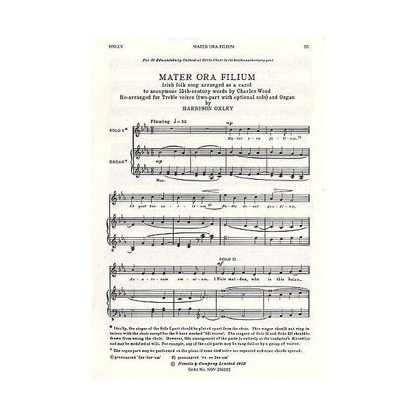 Harrison Oxley: Mater Ora Filium